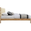 Meridian Furniture Asher Cream Vegan Leather Full Bed