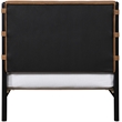Meridian Furniture Abigail Cognac Vegan Leather Twin Bed