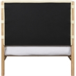 Meridian Furniture Asher Cream Vegan Leather Twin Bed
