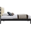 Meridian Furniture Abigail Cream Vegan Leather Twin Bed