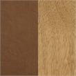 Meridian Furniture Asher Cognac Vegan Leather Full Bed