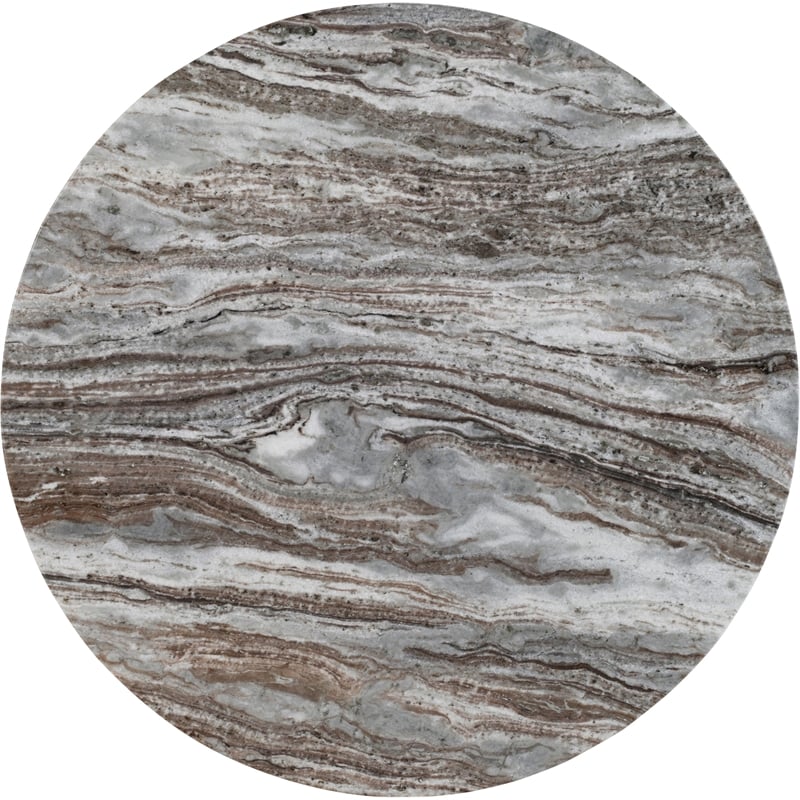 Meridian Furniture Spherical Brown Marble Coffee Table
