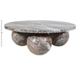 Meridian Furniture Spherical Brown Marble Coffee Table