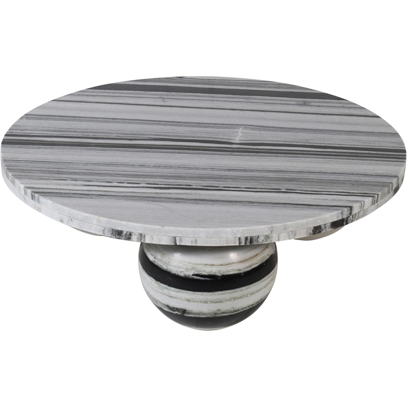 Meridian Furniture Spherical Panda Marble Coffee Table