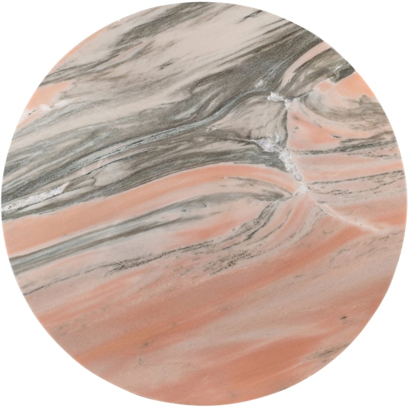 Meridian Furniture Spherical Pink Marble Coffee Table