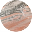 Meridian Furniture Spherical Pink Marble Coffee Table