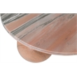 Meridian Furniture Spherical Pink Marble Coffee Table