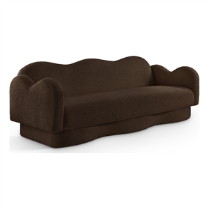 Meridian Furniture Bloom Brown Teddy Fabric Sofa