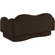 Meridian Furniture Bloom Brown Teddy Fabric Loveseat