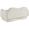 Meridian Furniture Bloom Cream Teddy Fabric Loveseat
