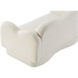 Meridian Furniture Bloom Cream Teddy Fabric Loveseat