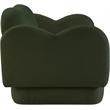 Meridian Furniture Bloom Green Teddy Fabric Loveseat