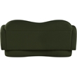 Meridian Furniture Bloom Green Teddy Fabric Loveseat