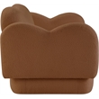 Meridian Furniture Bloom Saddle Teddy Fabric Loveseat