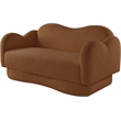 Meridian Furniture Bloom Saddle Teddy Fabric Loveseat