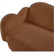 Meridian Furniture Bloom Saddle Teddy Fabric Loveseat
