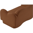 Meridian Furniture Bloom Saddle Teddy Fabric Loveseat