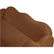 Meridian Furniture Bloom Saddle Teddy Fabric Sofa