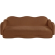 Meridian Furniture Bloom Saddle Teddy Fabric Sofa