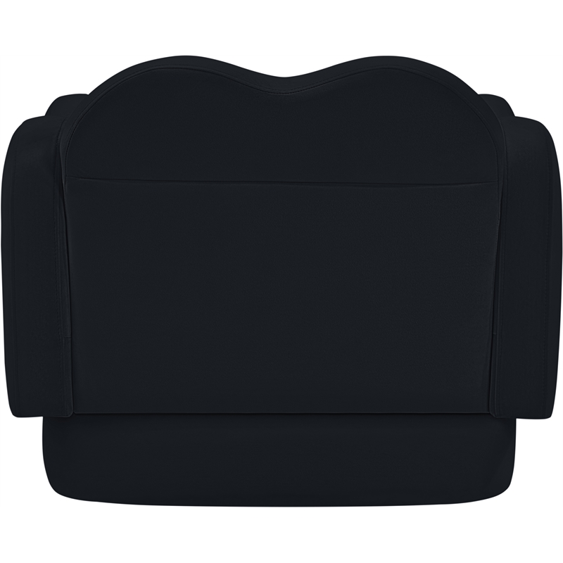 Meridian Furniture Bloom Black Velvet Chair