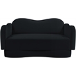 Meridian Furniture Bloom Black Velvet Loveseat