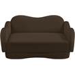 Meridian Furniture Bloom Brown Velvet Loveseat