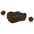 Meridian Furniture Bloom Brown Velvet Loveseat