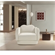 Meridian Furniture Bloom Cream Velvet Chair