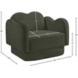 Meridian Furniture Bloom Green Velvet Chair