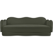 Meridian Furniture Bloom Green Velvet Sofa