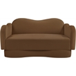 Meridian Furniture Bloom Saddle Velvet Loveseat