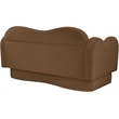 Meridian Furniture Bloom Saddle Velvet Loveseat