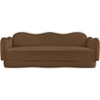 Meridian Furniture Bloom Saddle Velvet Sofa