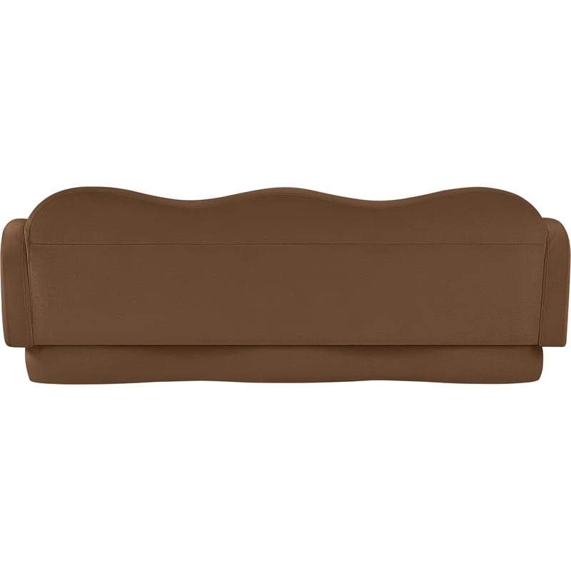 Meridian Furniture Bloom Saddle Velvet Sofa