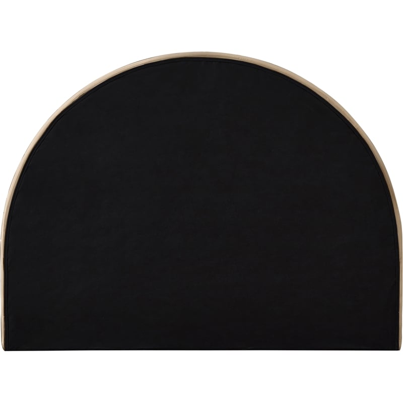 Meridian Furniture Madrid Beige Velvet Full Bed