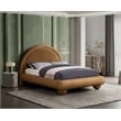 Meridian Furniture Madrid Saddle Velvet Queen Bed
