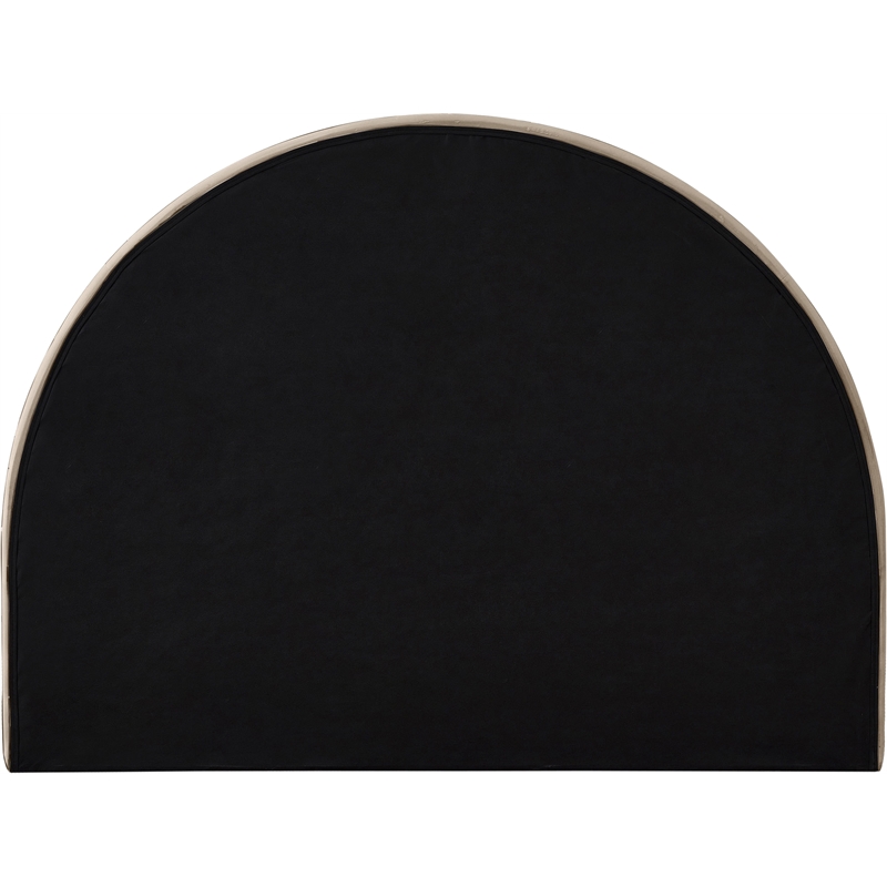 Meridian Furniture Madrid Taupe Velvet King Bed