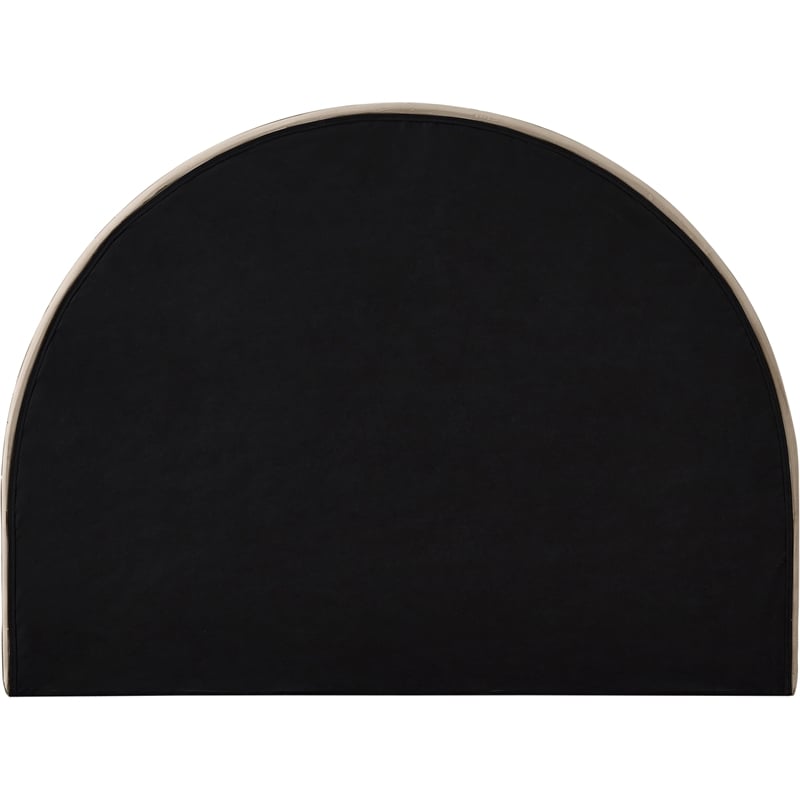 Meridian Furniture Madrid Taupe Velvet Queen Bed