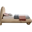 Meridian Furniture Madrid Beige Velvet Twin Bed