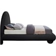 Meridian Furniture Madrid Black Velvet Queen Bed