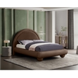 Meridian Furniture Madrid Brown Velvet Full Bed