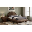 Meridian Furniture Madrid Brown Velvet Full Bed