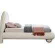 Meridian Furniture Madrid Cream Velvet Twin Bed