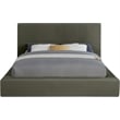 Meridian Furniture Dorian Green Velvet Full Bed