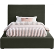 Meridian Furniture Dorian Green Velvet Twin Bed