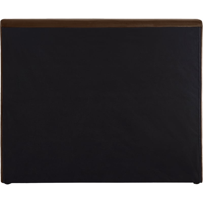 Meridian Furniture Dorian Brown Velvet Twin Bed