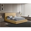Meridian Furniture Dorian Camel Velvet King Bed