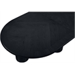 Meridian Furniture Dolan Black Wood and Oak Veneer Dining Table