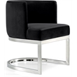 Meridian Furniture Gianna Black Velvet Dining Chair (Set of 2)