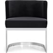 Meridian Furniture Gianna Black Velvet Dining Chair (Set of 3)